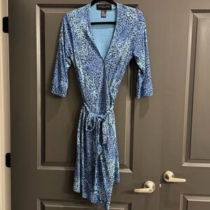 August Silk Light Blue Dress